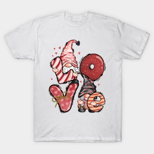 Love Gnome Valentine Heart T-Shirt